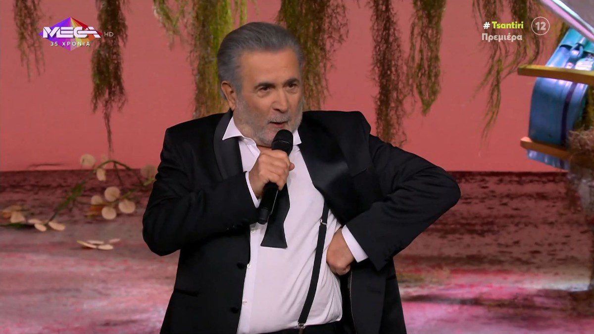 Ο Λαζόπουλος στο πλατό του Αλ τσαντίρι νιουζ