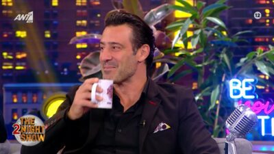 Ο Λευτέρης Ελευθερίου στο The 2night Show