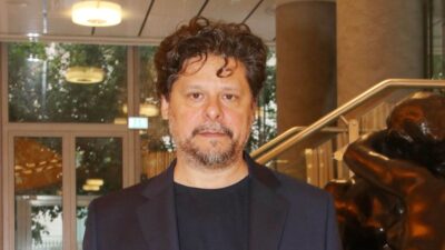 Ο Λευτέρης Χαρίτος σε δημόσια εμφάνιση.