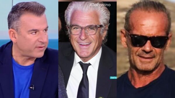 Ο Γιώργος Λιάγκας, ο Αντώνης Λυμπέρης και ο Πέτρος Κωστόπουλος (κολάζ)