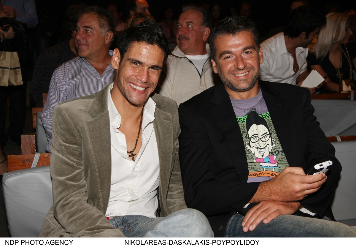 Ο Δημήτρης Ουγγαρέζος και ο Γιώργος Λιάγκας το 2010