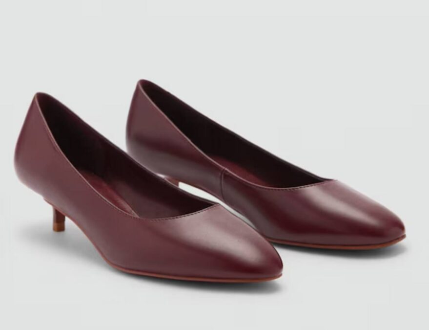 Παπούτσια της γιαγιάς μπορντό