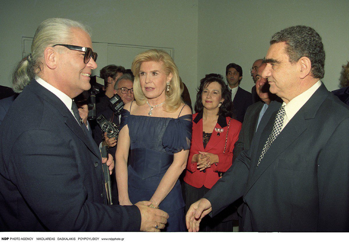 Ο Βαρδής Βαρδινογάννης με την Μαριάννα