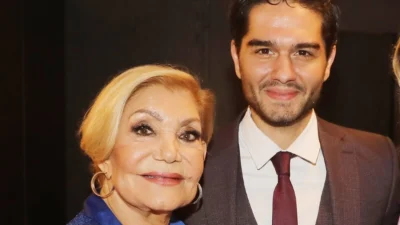 O Χρήστος Μάστορας με τη Μαρινέλλα