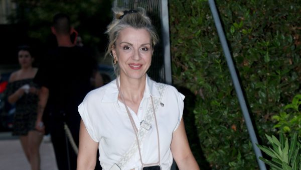 Η Ματίνα Νικολάου σε έξοδό της