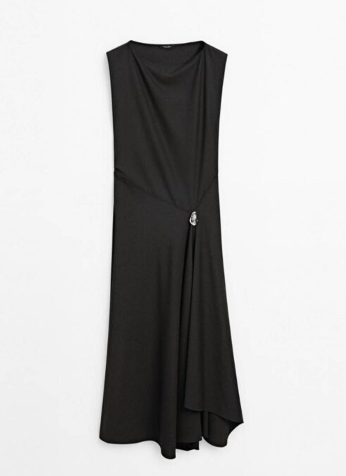 Μαύρο minimal φόρεμα