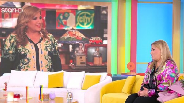 Η Δέσποινα Μοιραράκη στο πλατό του Breakfast@Star