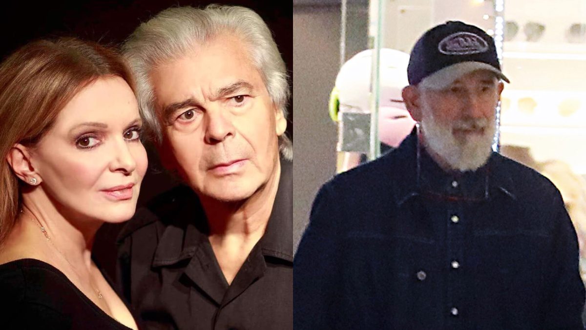 Ο Γιάννης Μόρτζος με τη σύζυγό του και ο Πέτρος Φιλιππίδης