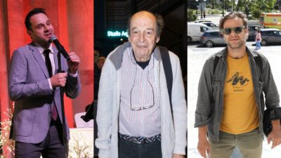 Ο Μέμος Μπεγνής, ο Μανούσος Μανουσάκης και ο Ορέστης Τζιόβας