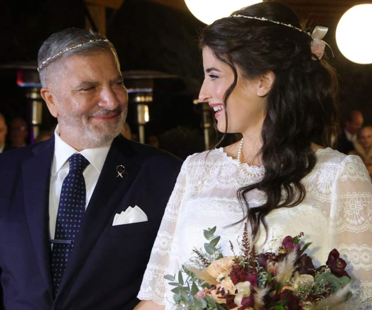 Νάνσυ Κοιλού και Γιώργος Πατούλης στον γάμο τους