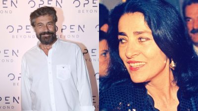 Ο Νίκος Berl;ekhw και η Ειρήνη Παππά.