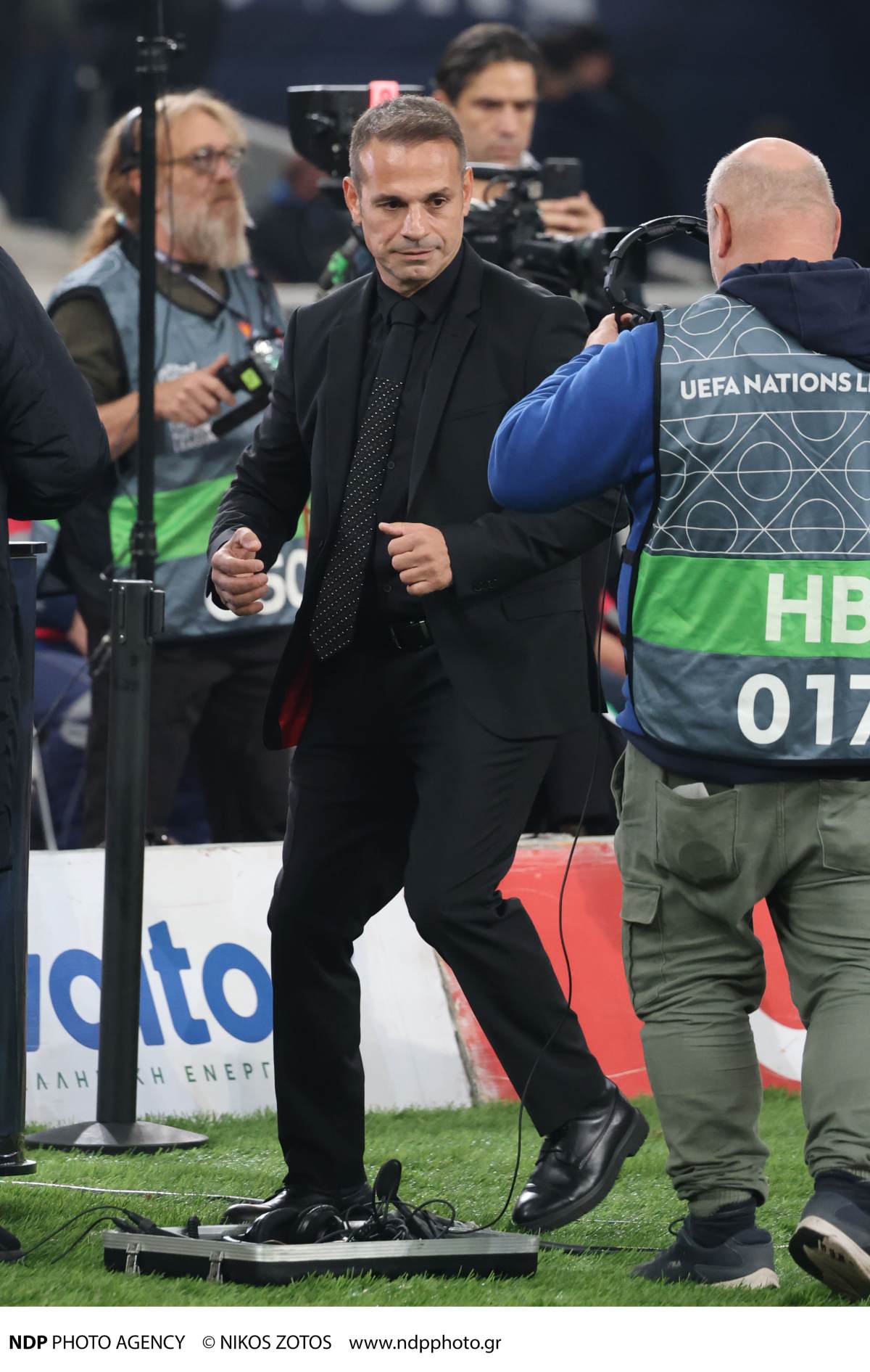 Ο Ντέμης Νικολαΐδης στο ΟΑΚΑ.