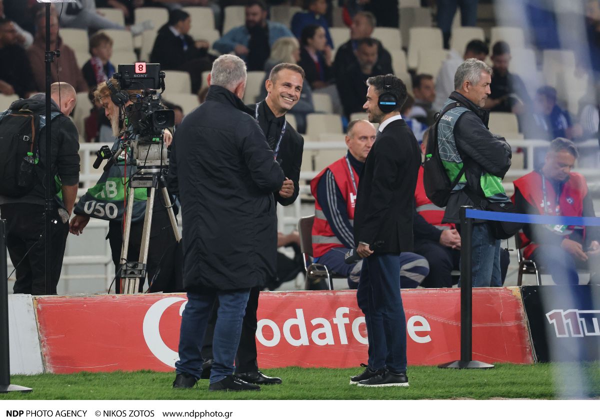 Ο Ντέμης Νικολαΐδης στο ΟΑΚΑ.