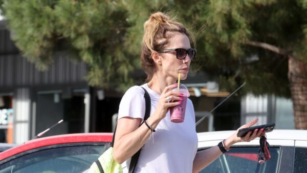 Η Ντορέττα Παπαδημητρίου σε δημόσια έξοδο της.