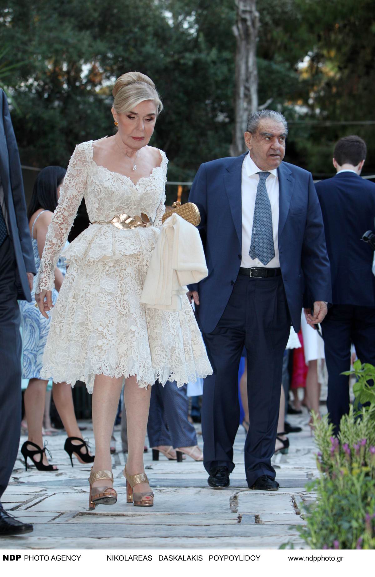 Ο Βαρδής Βαρδινογάννης με την Μαριάννα