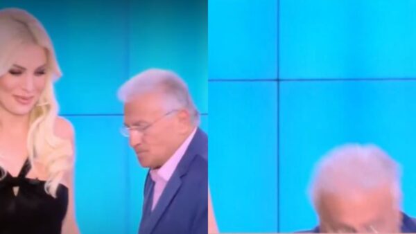 Ο Παναγιώτης Ψωμιαδης τρώει "τούμπα" στην Super Κατερίνα.