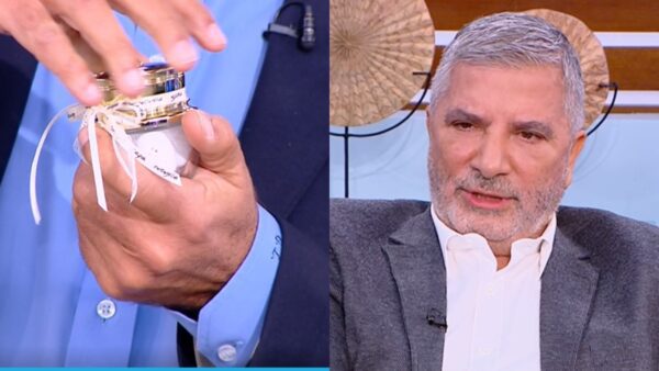 Ο Γιώργος Πατούλης και η μπομπονιέρα του γάμου του με τη Νάνσυ Κοιλού στο Πρωινό