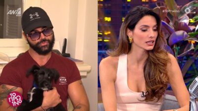 Ο Περικλής Κονδυλάτος και η Ηλιάνα Παπαγεωργίου.