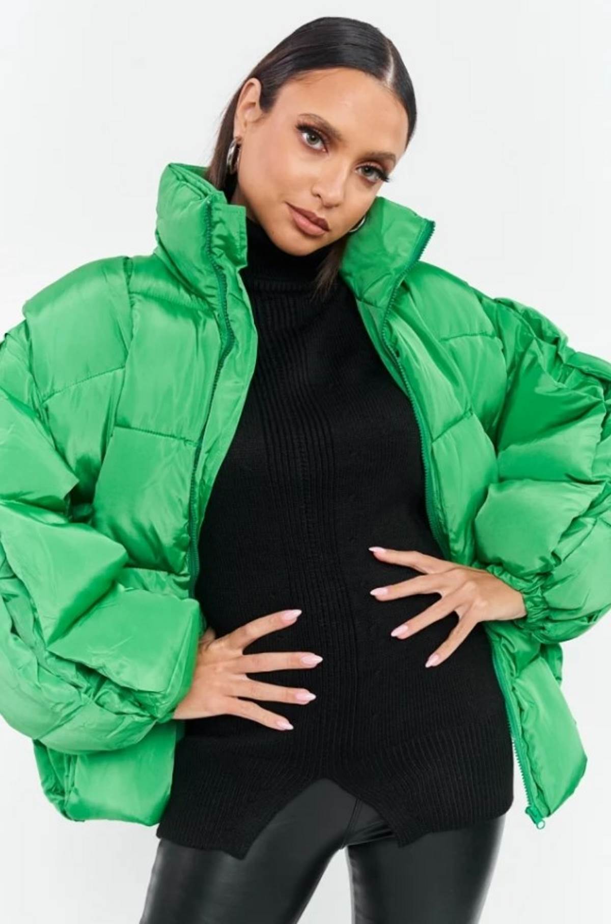 πράσινο puffer jacket