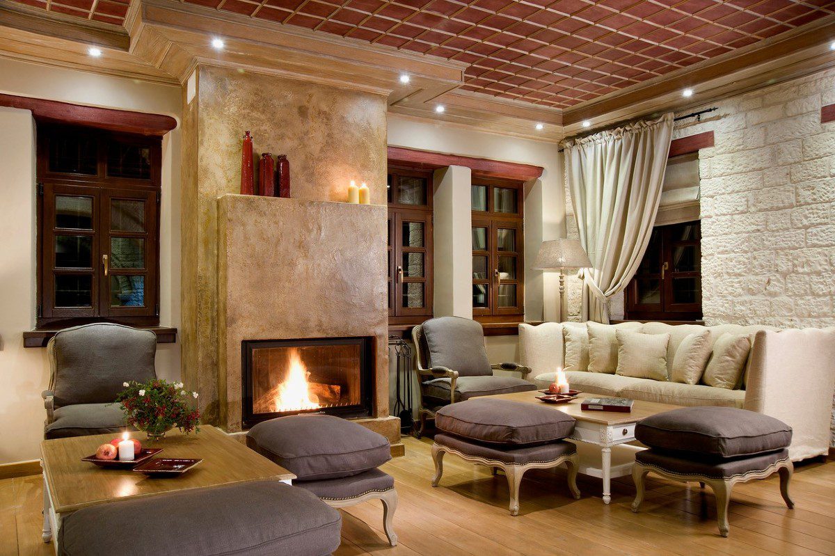 Μοναδικές στιγμές μπροστά στο τζάκι στο Aberratio