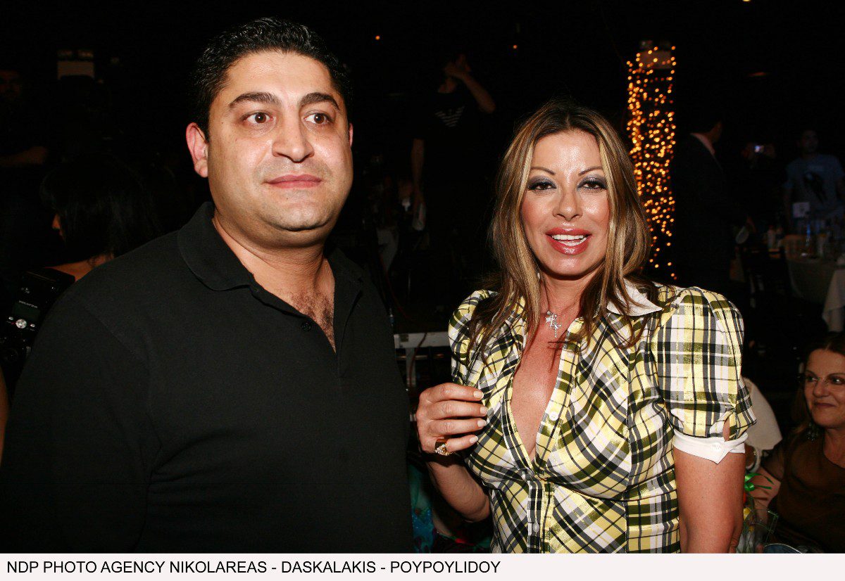 Ο Νοράι Σαπουτζιάν και η Άντζελα Δημητρίου σε έξοδό του το 2008