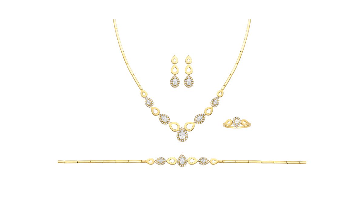 σετ από χρυσό aloro