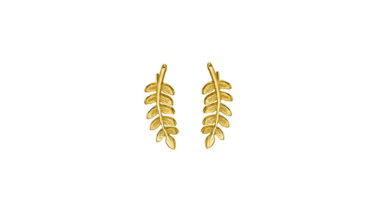 σκουλαρίκια φύλλο krinaki