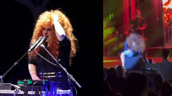 Η Σοφία Κουρτίδου τραγουδώντας στη σκηνή και το ατύχημά της