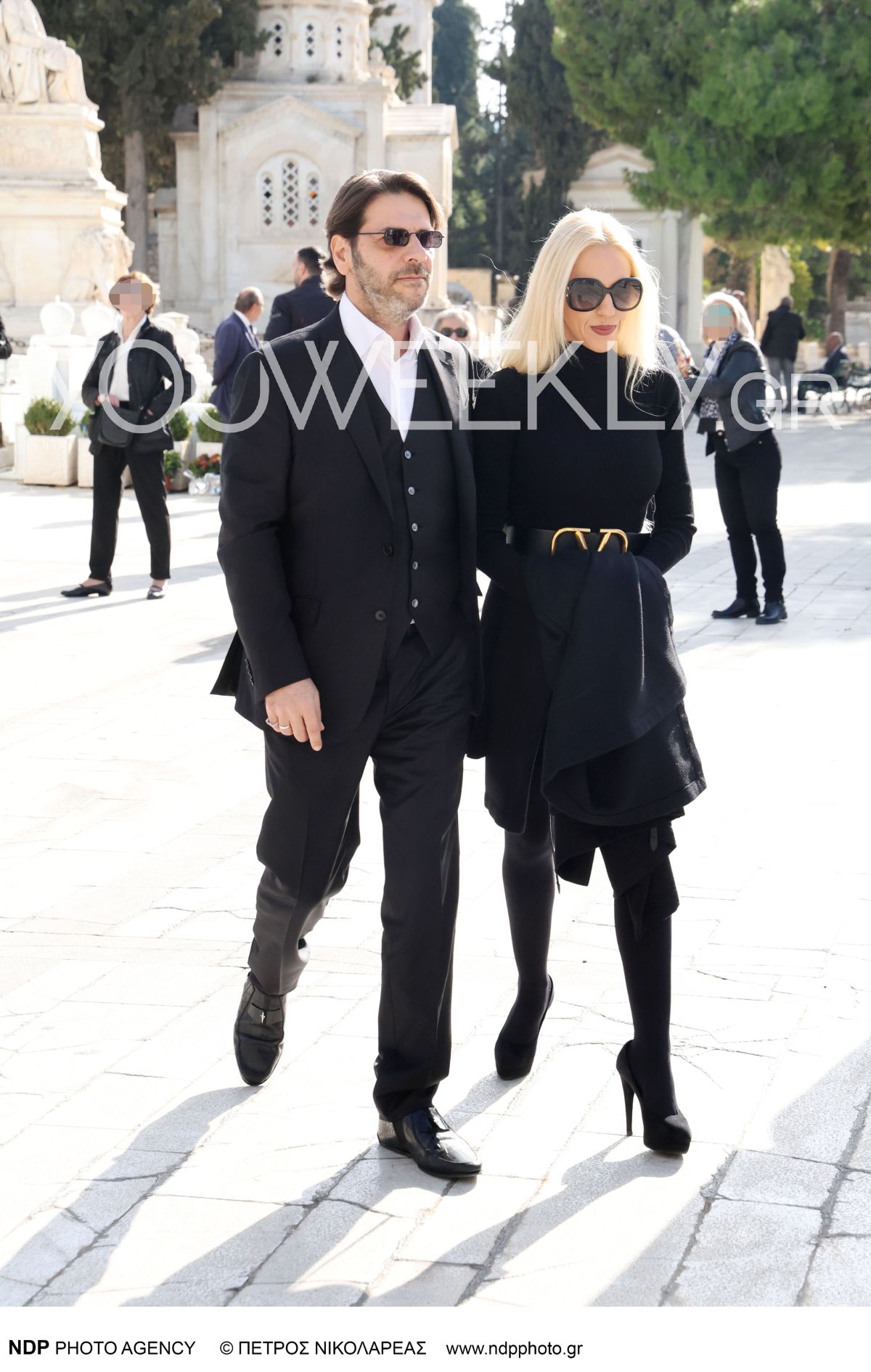 Ο Σπυρόπουλος στην κηδεία του Αντώνη Λυμπέρη