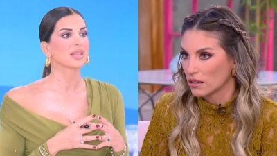 Η Σταματίνα Τσιμτσιλή και η Αθηνά Οικονομάκου