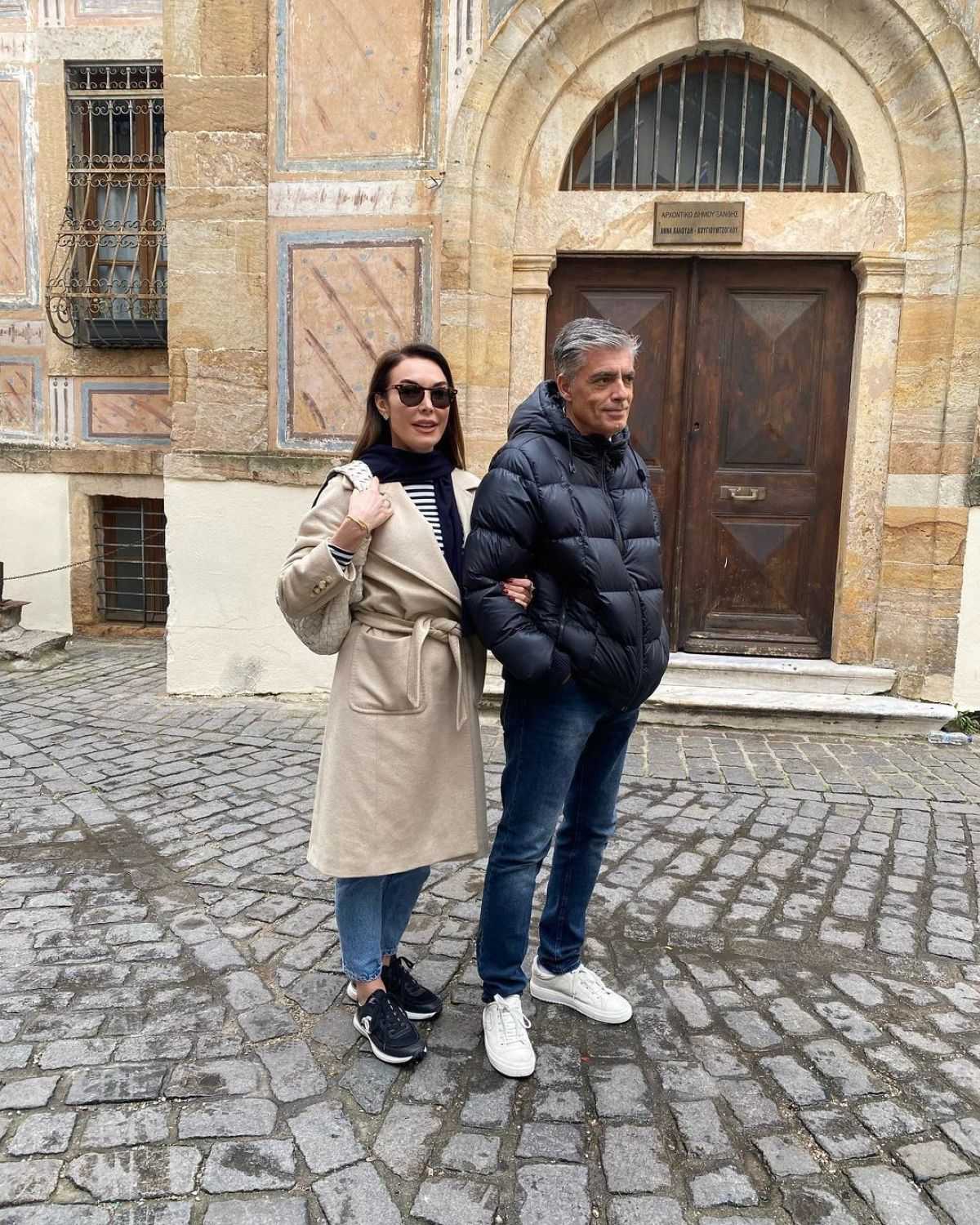 Η Τατιάνα Στεφανίδου και ο Νίκος Ευαγγελάτος στην Παλαιά Πόλη της Ξάνθης