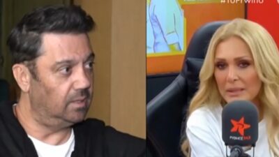 Η Νατάσα Θεοδωρίδου και ο Γιώργος Θεοφάνους στην τηλεόραση