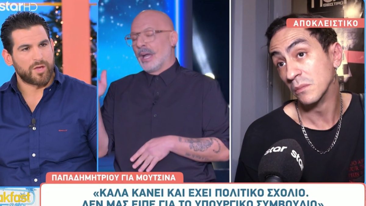 Ο Τόλης Παπαδημητρίου στην κάμερα του breakfast@star