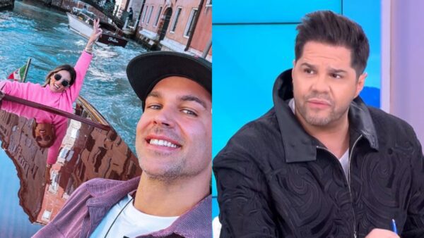 Ο Γιώργος Τσαλίκης στο πλατό του Happy Day