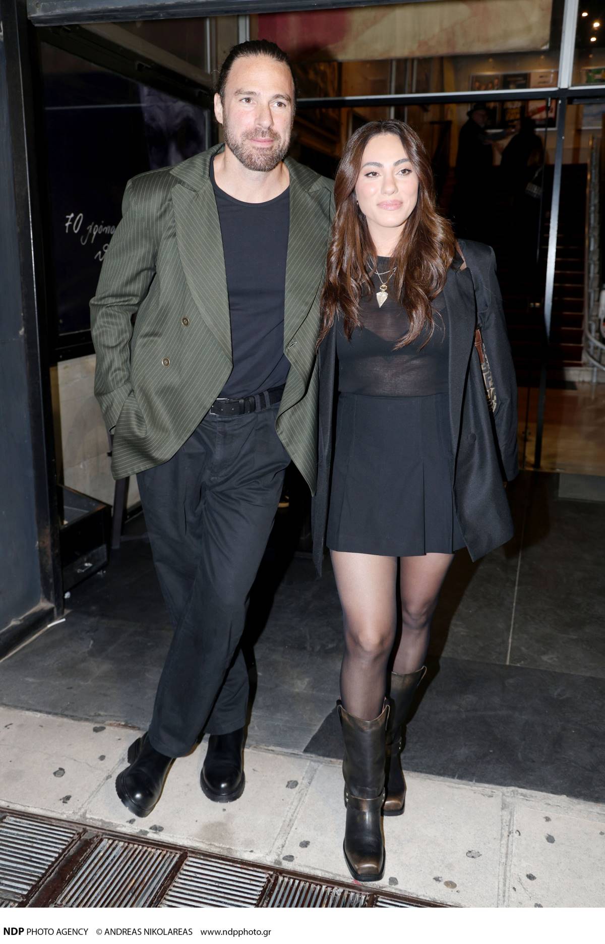 Η Ευριδίκη Βαλαβάνη με τον Γρηγόρη Μόργκαν