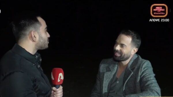 Ο Ηλίας Βρεττός στην κάμερα του Happy Day