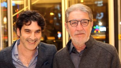 Ο Χριστόφορος Παπακαλιάτης και ο πατέρας του Μανώλης