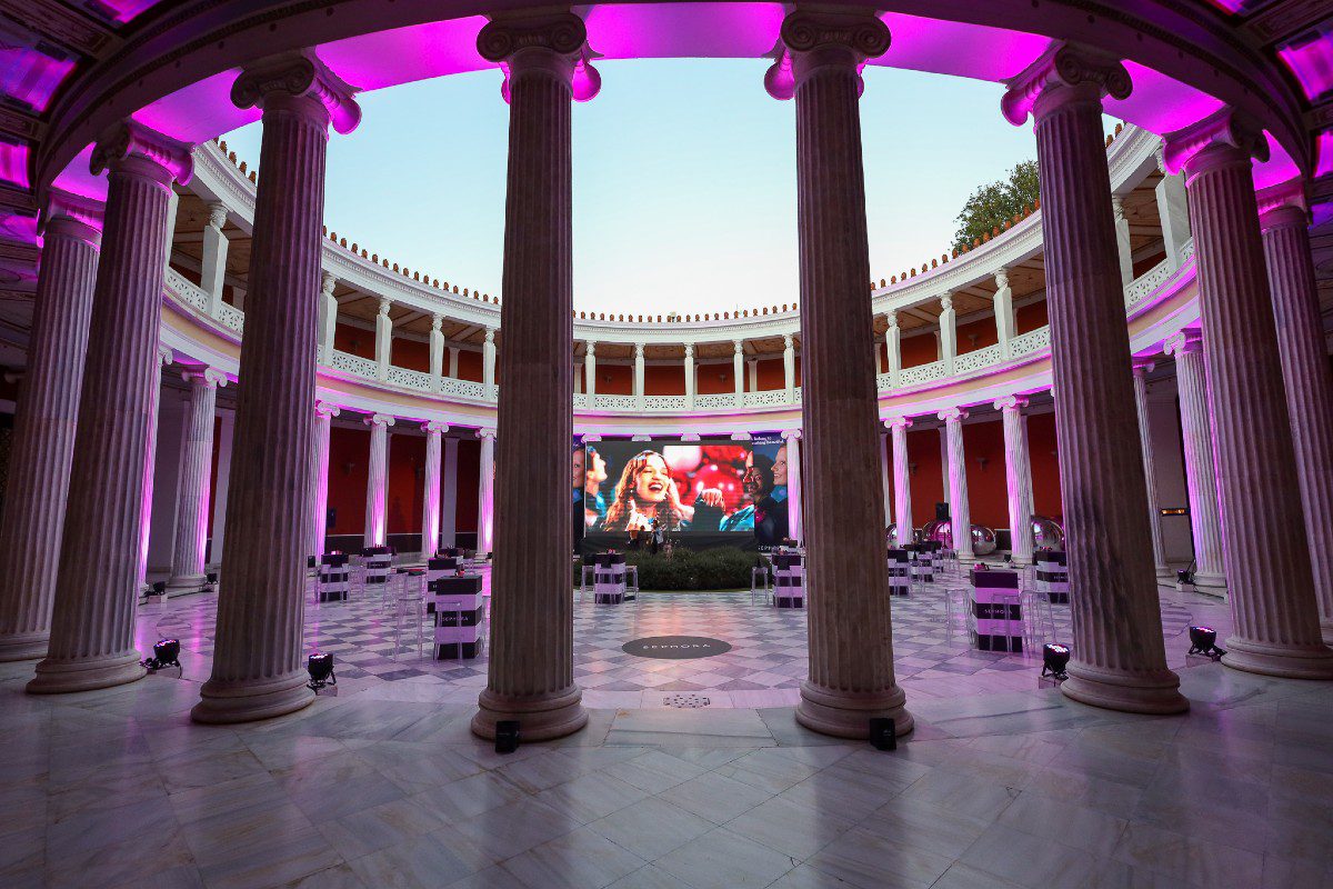 Διακόσμηση Xmas Event Sephora στο Ζάππειον Μέγαρον