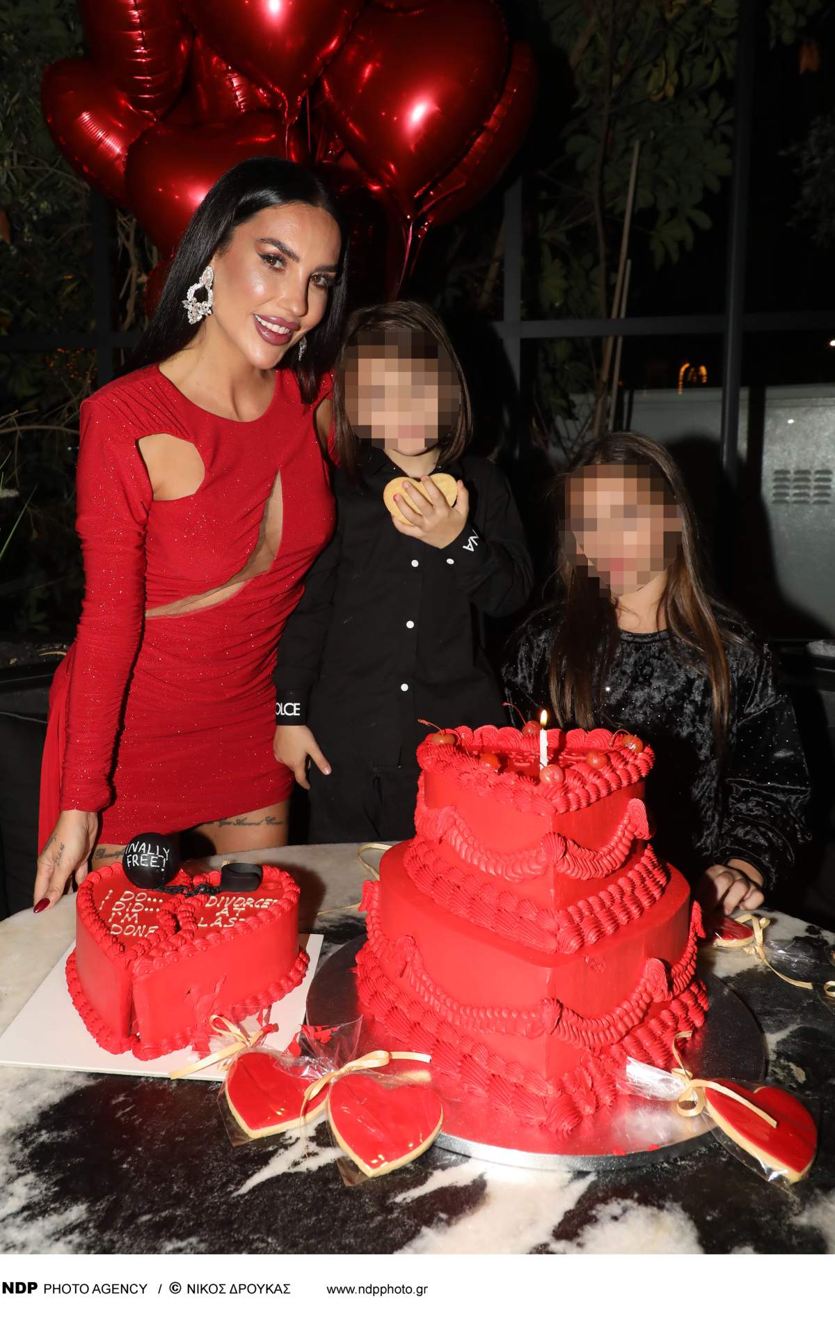 Η Ζέτα Θεοδωροπούλου στα γενέθλια της.