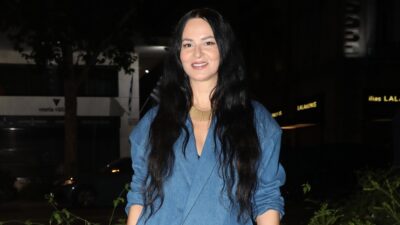 Η Ζενεβιέβ Μαζαρί σε εκδήλωση