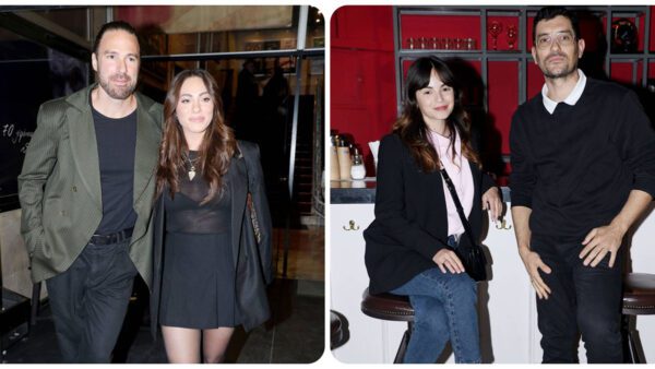 Ερωτευμένα ζευγάρια σε βραδινή έξοδο