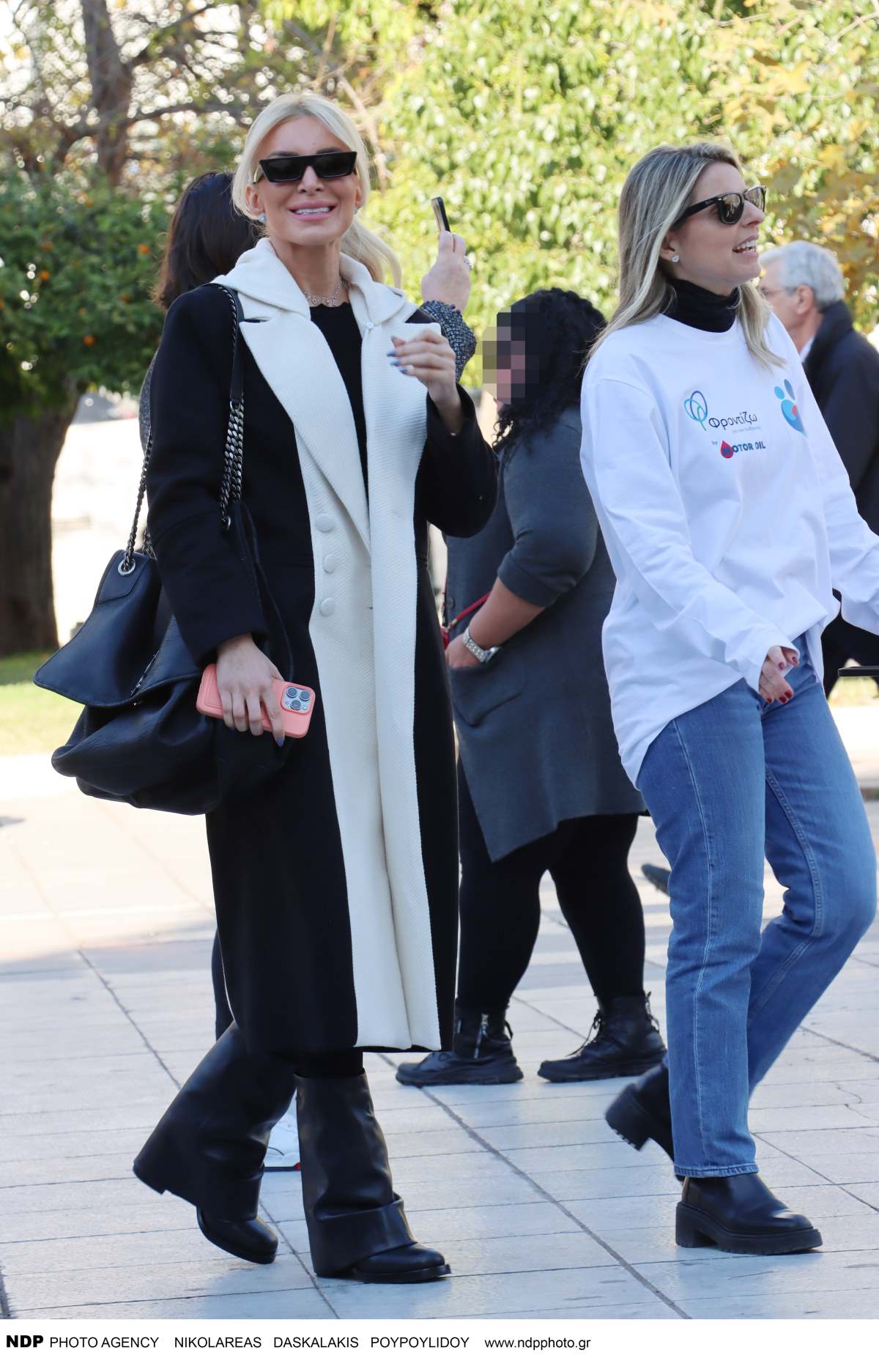 Η Κατερίνα Καινούργιου στο κέντρο της πόλης