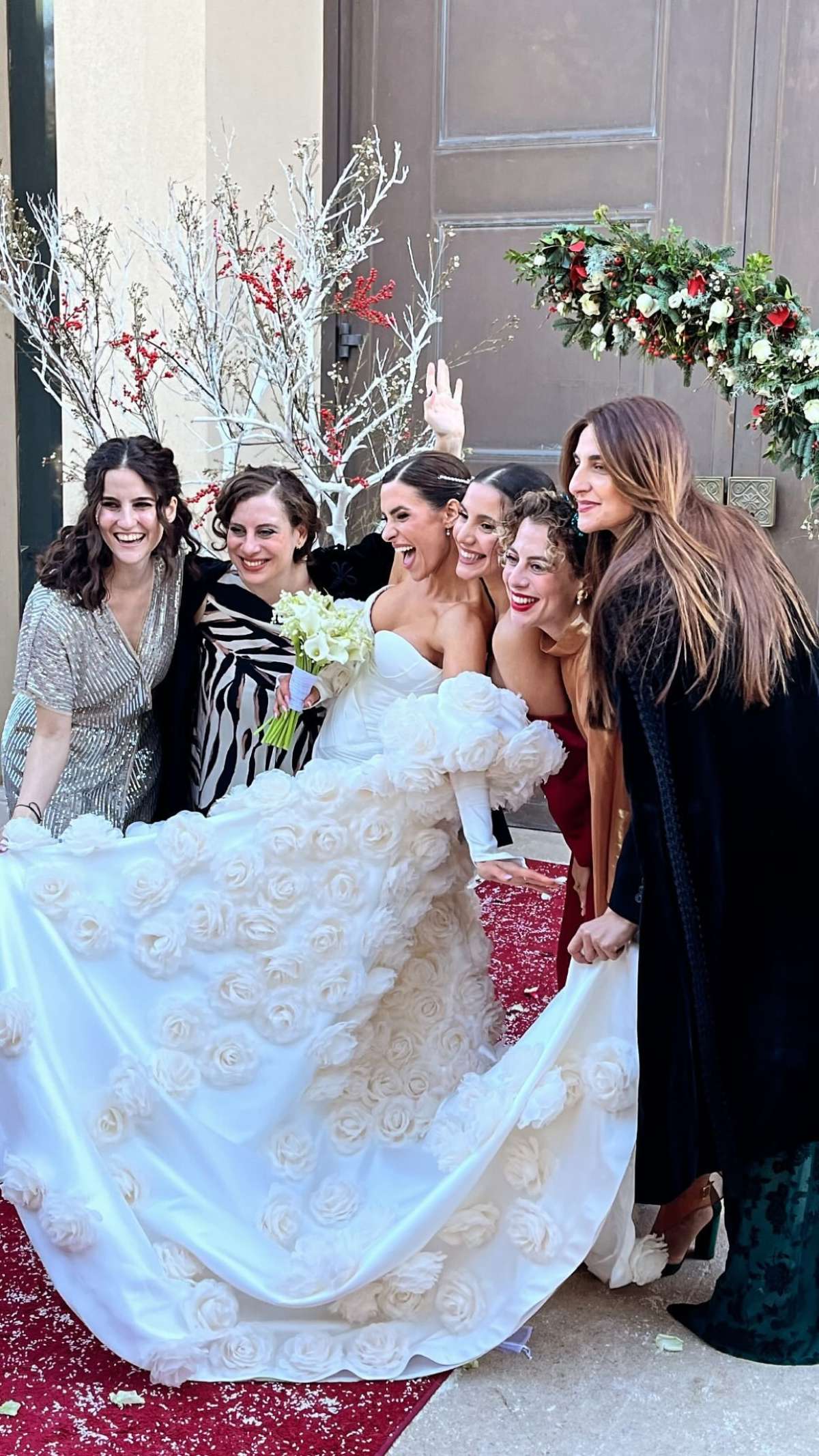 Η Ιζαμπέλλα Φούλοπ στον γάμο της