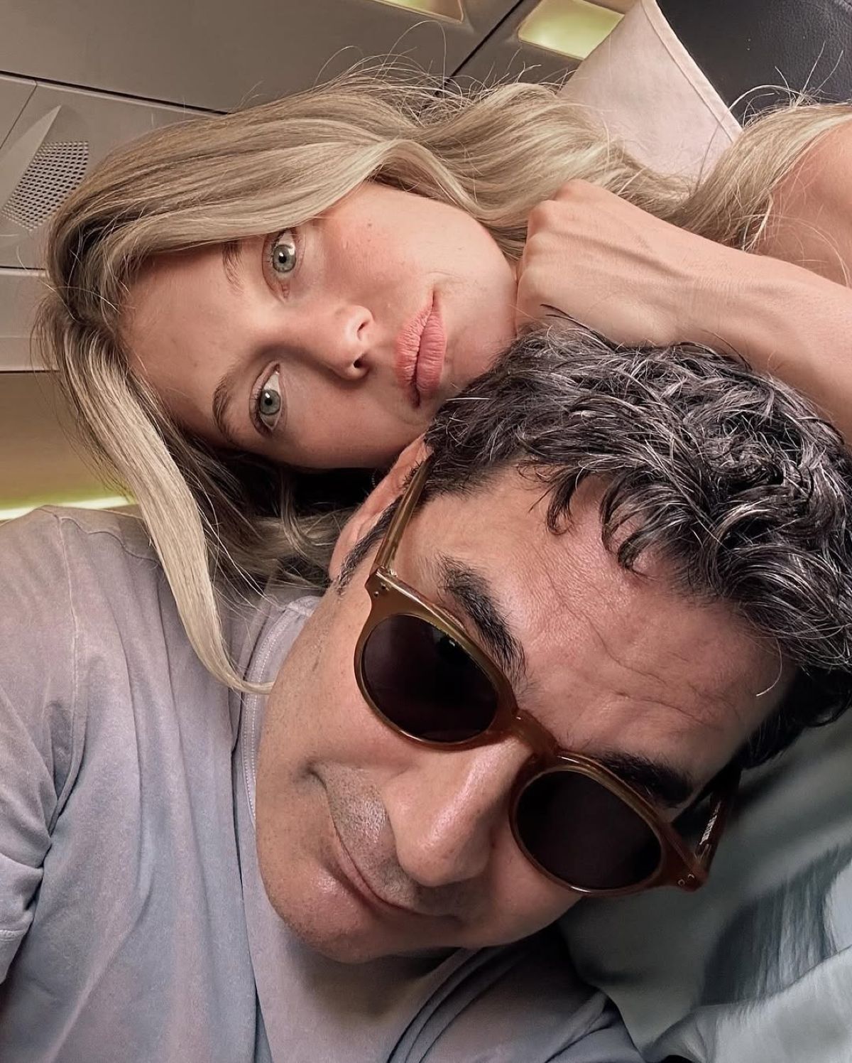 Η Κλέλια Ανδριολάτου με τον Χριστόφορο Παπακαλιάτη