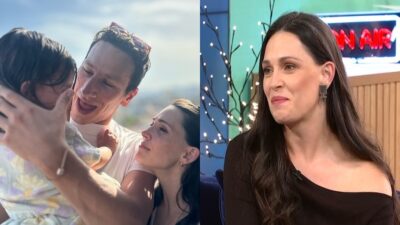 Η Μαίρη Μηνά με τον Μιχάλη Σαράντη και την κόρη τους