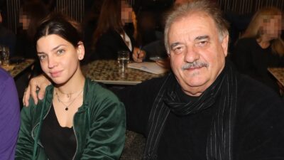 Ο Μιχάλης Μητρούσης με την κόρη του, Μαρίλια