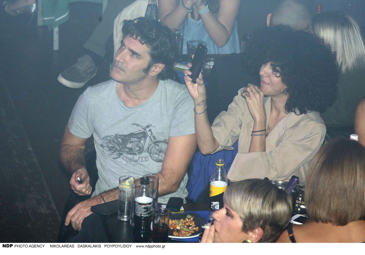 Χριστόφορος Παπακαλιάτης με Μαρία Σολωμού