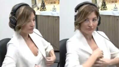 Η Ράνια Τζίμα σε αμήχανη στιγμή στον αέρα