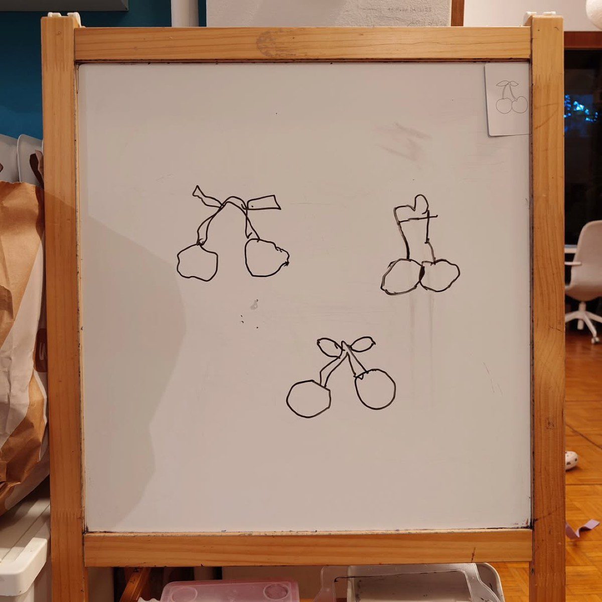 Τα κεράσια που ζωγράφισε η κόρη του Σωτήρη Κοντιζά