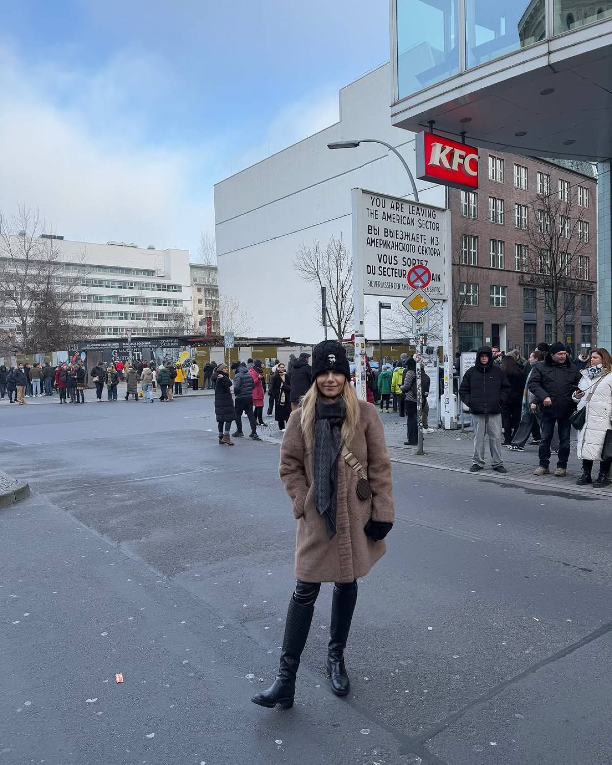 Η Τίνα Μεσσαροπούλου στο Βερολίνο